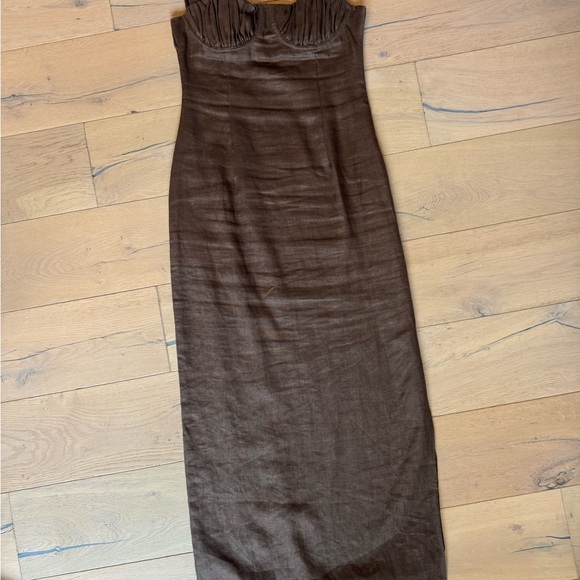 SIR the label Strapless Brown Dress - Picture 3 of 4